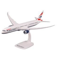 Machetă avion Boeing 787-10 Dreamliner British Airways 1:200 – PPC, G-ZBLB - vedere 3/4 stanga fata
