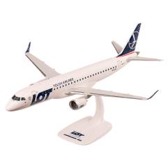 Macheta avion Embraer E195 LOT Polish Airlines scara 1-100 Herpa - Resigilat