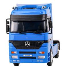 Macheta cap tractor Mercedes-Benz Actros I 2004 albastru 1 32 Welly
