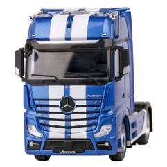 Macheta cap tractor Mercedes-Benz Actros MP4 2012 albastru 1 43 Ixo