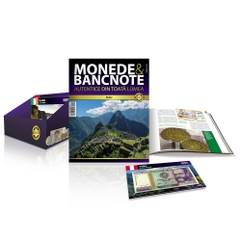 Nr.2 – Monede și Bancnote Autentice – 5000 Intis Peru + cutie de arhivare