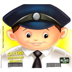 Lipeste si coloreaza - Meserii - Politist