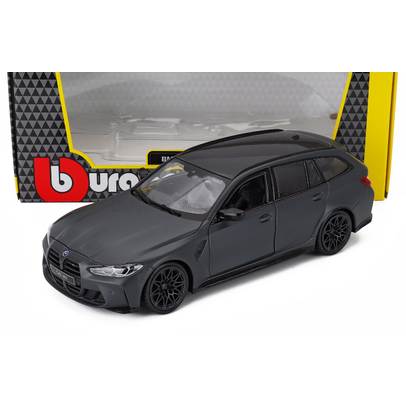 Macheta auto BMW M3 Touring M Performance G81 2023 Matt Grey 1:24 Burago