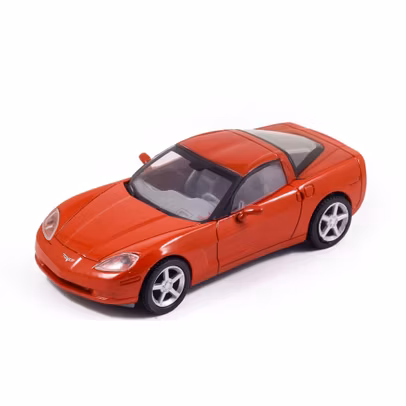 Chevrolet Corvette Coupe 2006, macheta auto, scara 1:43, rosu, New Ray