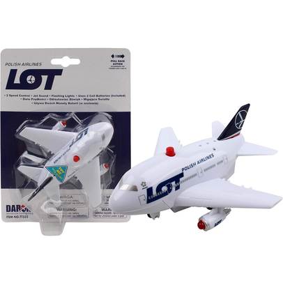 Avion jucarie LOT Air pullback
