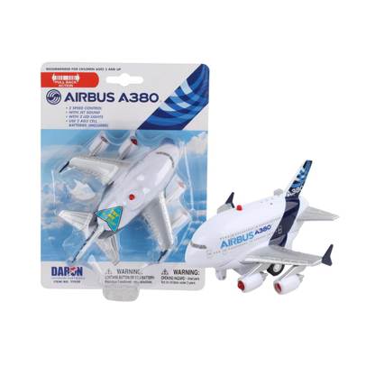 Avion jucarie Airbus A380 Pullback