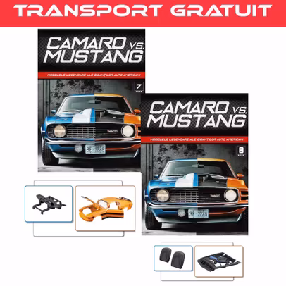 Abonament Camaro vs Mustang Nr 7 8 colectie construibila macheta auto 1:18