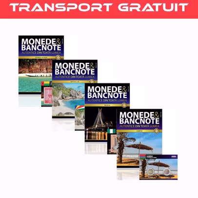Abonament Monede si Bancnote Autentice din Toata Lumea - Pachet Nr.17, 18, 19, 20