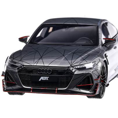 ABT RS7-R Sportback Resin Series 2020, macheta auto scara 1:18 gri, GT Spirit