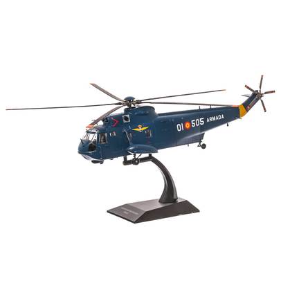 Elicopter Agusta SH-3D Sea King AS-61 Spain 1969, albastru, macheta elicopter scara 1:72, Atlas