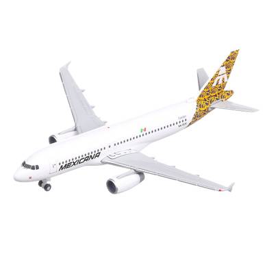 Airbus A320 Mexicana de Aviacíon Talavera Tizatlan 2017, macheta avion scara 1:500, alb, Herpa