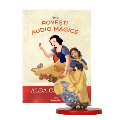 Povesti Audio Disney Nr 11 Alba ca zapada figurina audio copii DeAgostini