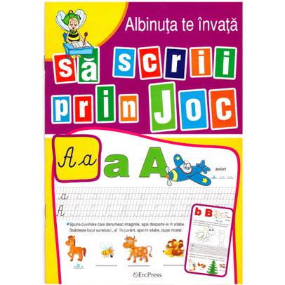 Albinuta te invata sa scrii prin joc