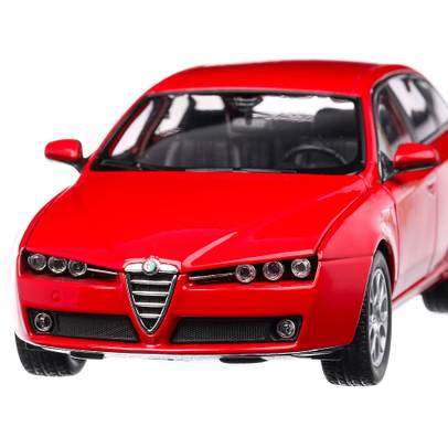 Alfa Romeo 159 SW 2006, macheta auto scara 1:24, rosu, Welly