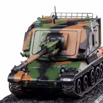 AMX 30 AuF1 1997, macheta vehicul militar, scara 1:72, camuflaj, Atlas