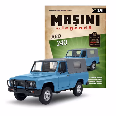 Masini de Legenda Relansare Nr.13 - Lada 1500 Galben - Macheta Auto 1:43 DeAgostini - revista si macheta