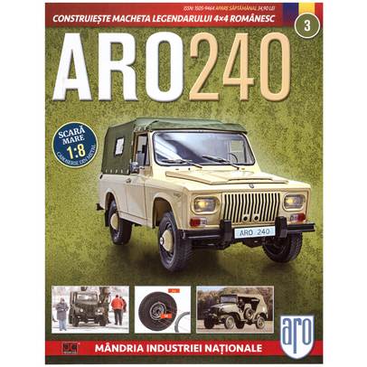 Macheta ARO 240 kit construibil Eaglemoss nr. 3