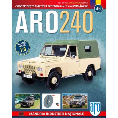 Macheta ARO 240 kit construibil Eaglemoss nr. 49 - coperta
