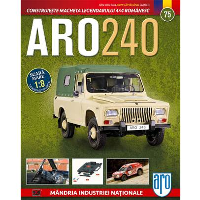 Macheta ARO 240 kit construibil Eaglemoss nr. 75- coperta