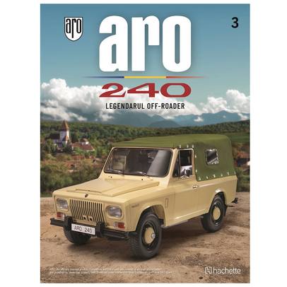 Macheta ARO 240 kit construibil 1:8 Hachette ed.2025 nr. 3