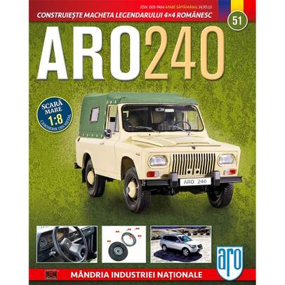 Macheta ARO 240 kit construibil Eaglemoss nr. 51 - coperta