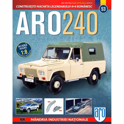 Macheta ARO 240 kit construibil Eaglemoss nr. 53 - coperta