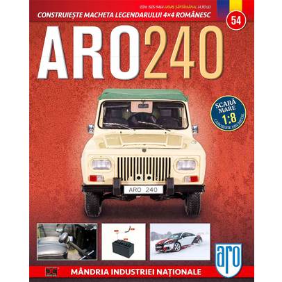 Macheta ARO 240 kit construibil Eaglemoss nr. 54 - coperta