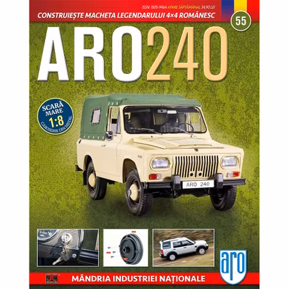Macheta ARO 240 kit construibil Eaglemoss nr. 55 - coperta