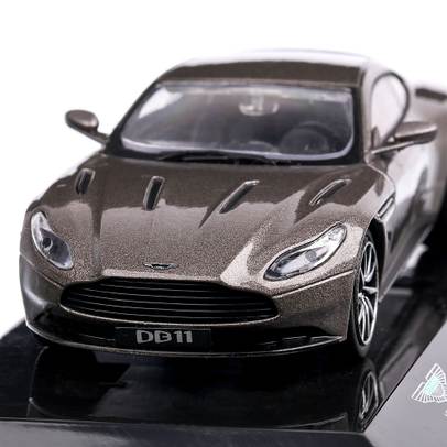 Aston Martin DB11 2016, macheta auto, gri, scara 1:43, Magazine Models