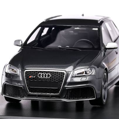Audi A3 RS3 2011, macheta auto, scara 1:18, gri metalizat, DNA Collectibles