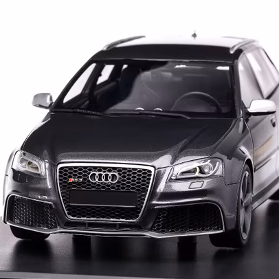 Audi A3 RS3 2011, macheta auto, scara 1:18, gri metalizat, DNA Collectibles
