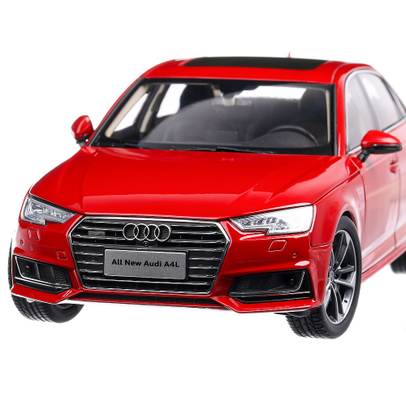 Audi A4L 2017, macheta auto  scara 1:18, rosu, Faw