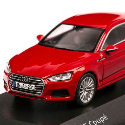 Audi A5 Coupe 2016, macheta auto scara 1:43, rosu, Norev