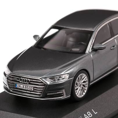 Audi A8L  2017, macheta auto scara 1:43, gri, Norev