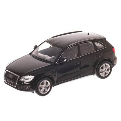 Audi Q5 (8R) 2016, macheta auto, scara 1:24, negru, window box, Welly