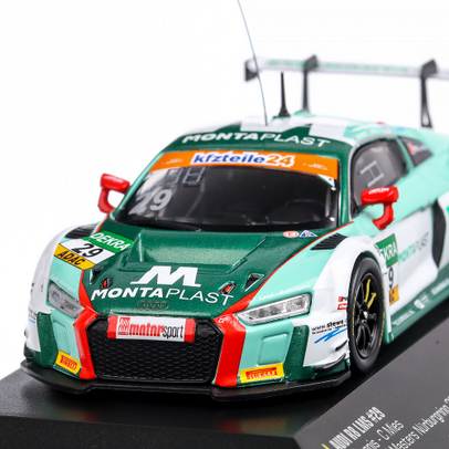 Audi R8 LMS 2018, #29 Dennis-Mies GT Masters Nurburgring macheta auto, scara 1:43, verde, CMR