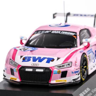 Audi R8 LMS #24 Audi Sport Team BWT 2018, macheta auto, scara 1:43, roz, CMR