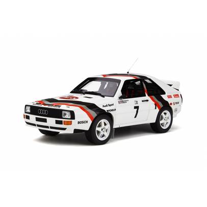 Audi Quattro Sport Pikes Peak #7 M.Mouton 1984 , macheta auto, scara 1:18, limited edition, alb, OttOmobile