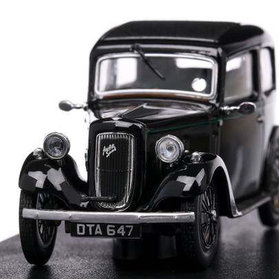 Austin 7 Ruby Saloon 1934, macheta auto, scara 1:43, negru, Oxford
