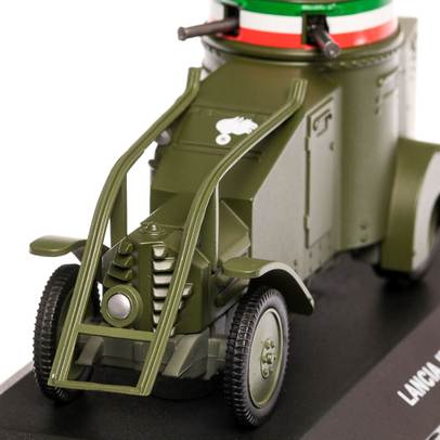 Automitraliera Ansaldo Lancia 1ZM Carabinieri 1916, macheta autospeciala scara 1:43, verde olive mat, Magazine Models