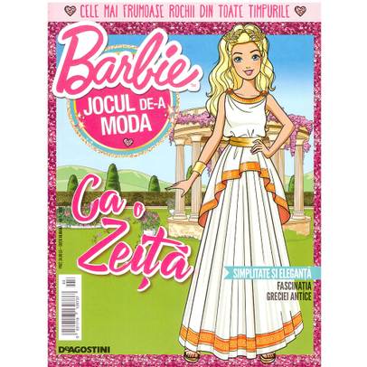 Barbie - Jocul de-a moda - Ca o zeita - Grecia Antica - Nr.3 - coperta verso