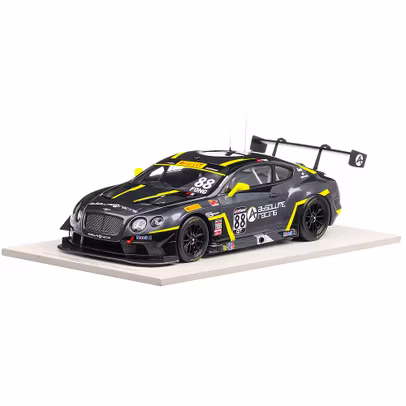Bentley Continental GT3 2016, #88 9th Long Beach Fong, macheta  auto, scara 1:18, negru, Spark-2