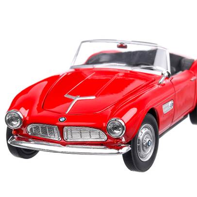 BMW 507 Roadster 1956 , macheta auto, scara 1:24, rosu, Welly