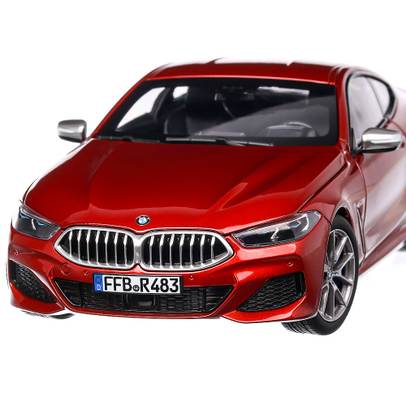 BMW 850 F92 Coupe 2019, macheta auto, scara 1:18, portocaliu metalizat, Norev-4