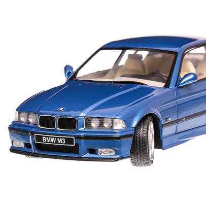 BMW E36 Coupe M3 1990, macheta auto, scara 1:18, albastru, Solido