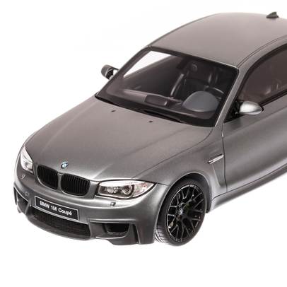 BMW 1M Coupe 2011, limited edition, macheta auto scara 1:18, gri, GT Spirit