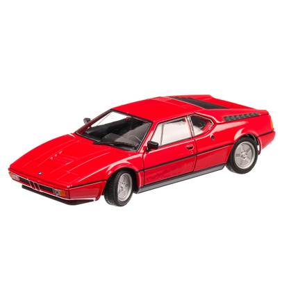 BMW M1 (E26) 1978, macheta auto, scara 1:24, rosu, Welly