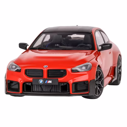 Macheta BMW M2 G87 Performance Parts 1:18 albastru Solido - vedere din fata