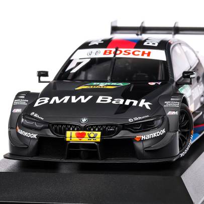 BMW M4 BMW Team RBM Bruno Spengler DTM 2018, macheta auto scara 1:18, negru, Minichamps