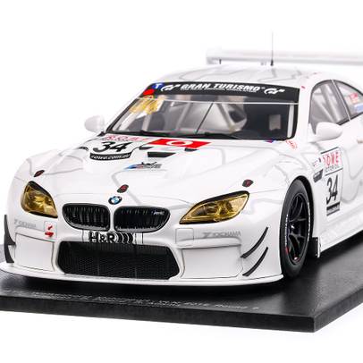 BMW M6 GT3 #34  C.Krognes-D. Pittard Motorsport VLN Round 9 2018, macheta auto, scara 1:18, alb, Spark